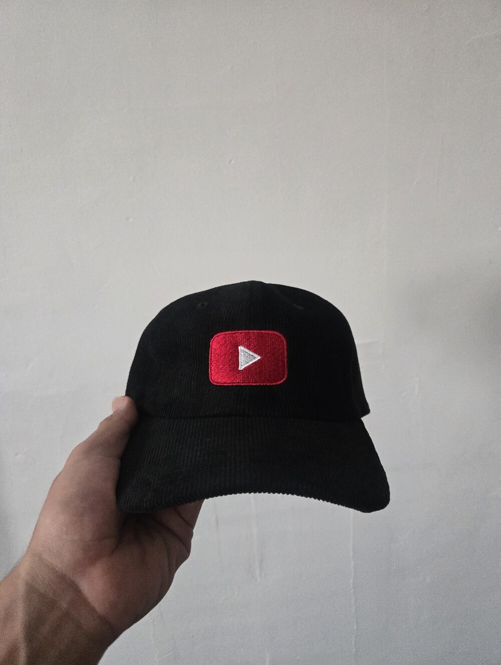 Youtube Dad Cap Corduroy Strapback